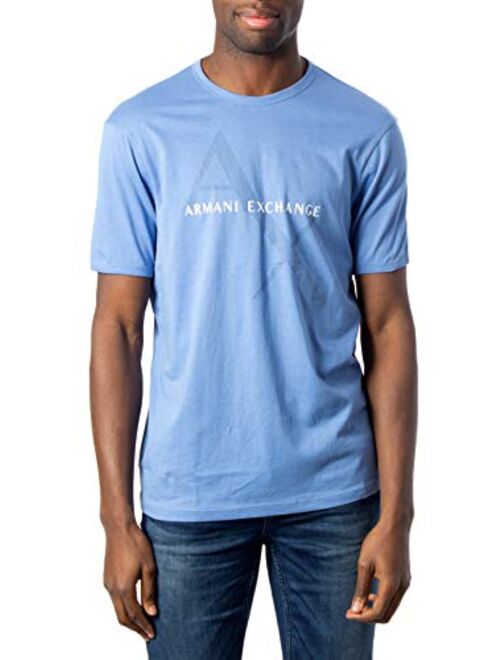 A|X Armani Exchange Men's Short Sleeve Crew Neck Logo Tee