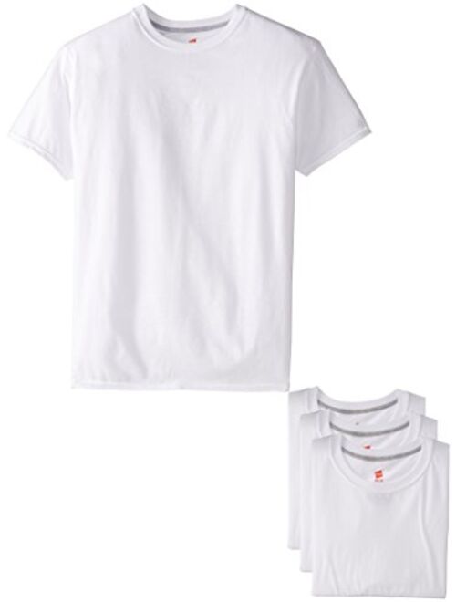 Hanes Ultimate Men's Short Sleeve 4-Pack FreshIQ Crew T-Shirt