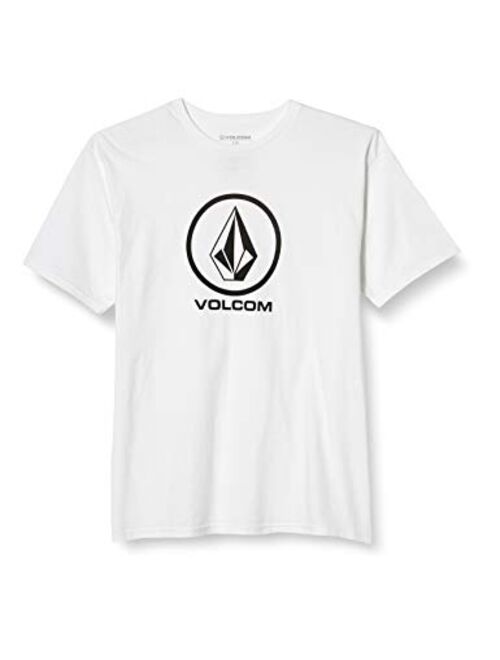 Volcom Men's Cotton Printed Crisp Stone Short Sleeve Tee Shirt