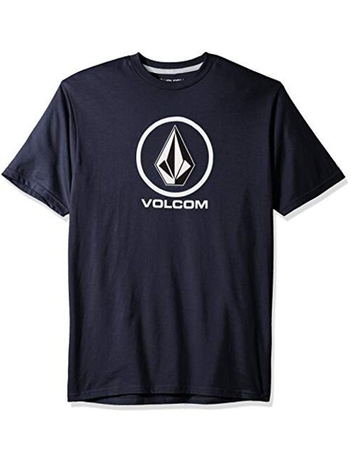 Volcom Men's Cotton Printed Crisp Stone Short Sleeve Tee Shirt