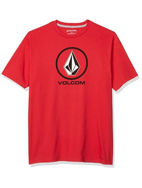 Volcom Men's Cotton Printed Crisp Stone Short Sleeve Tee Shirt