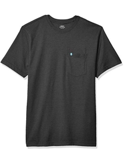 Men's Saltwater Short Sleeve Solid T-Shirt with Pocket