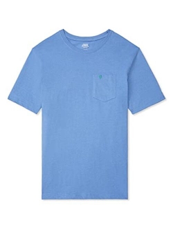 Men's Saltwater Short Sleeve Solid T-Shirt with Pocket