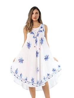 Riviera Sun Tie Dye Summer Dress - Beach Cover Up