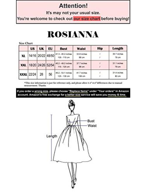 ROSIANNA Women's Off Shoulder Strapless Ruffle Mini Plus Size Swing Dresses