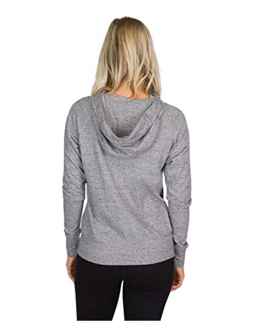 Dry Fit Sweatshirts for Women - Zip Up Hoodie Sweater Jacket with Dual Pockets