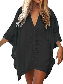 Loritta Womens Beach Bathing Suit Swim Bikini Swimsuit Oversized Cover Up Dresses