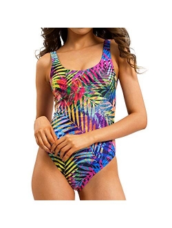 AVVA Tummy Control One Piece Swimsuits for Women - Sexy Bathing Suits with Slimming High Waist