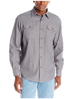 Authentics Men's Long Sleeve Classic Woven Shirt