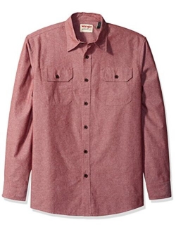 Authentics Men's Long Sleeve Classic Woven Shirt