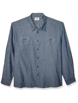 Authentics Men's Long Sleeve Classic Woven Shirt