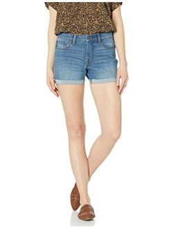 Amazon Brand - Goodthreads Women's Denim Turn-Cuff Short