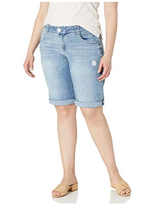 Democracy Women's Plus Size Ab Solution Bermuda Short