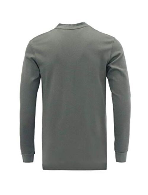 Titicaca Flame Resistant FR 7OZ 100% Cotton Henley Style Long Sleeve T-Shirts