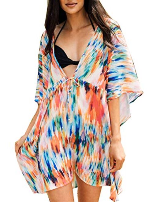 Walant Womens Solid Oversized Beach Cover Up Swimsuit Bathing Suit Beach Dress