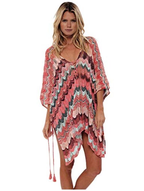 shermie Swimsuit Cover ups for Women Loose Beach Bikini Bathing Suit Cover up