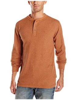 Men's Walden Long Sleeve Blended Thermal 3 Button Henley Shirt