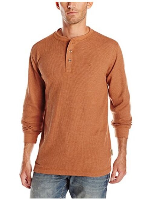 Wolverine Men's Walden Long Sleeve Blended Thermal 3 Button Henley Shirt