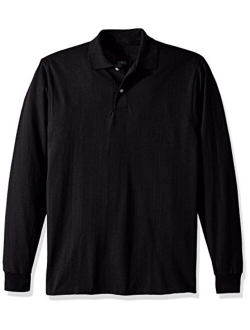 Jerzees menswomen's Spot Shield Long Sleeve Polo Sport Shirt