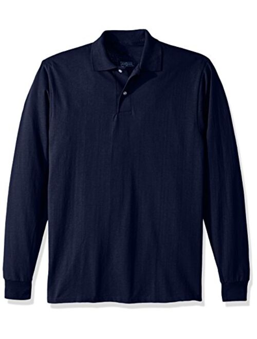 Jerzees menswomen's Spot Shield Long Sleeve Polo Sport Shirt