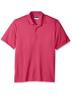 PGA TOUR Men's Airflux Short Sleeve Solid Polo-Shirts