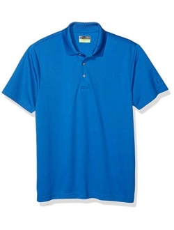 PGA TOUR Men's Airflux Short Sleeve Solid Polo-Shirts