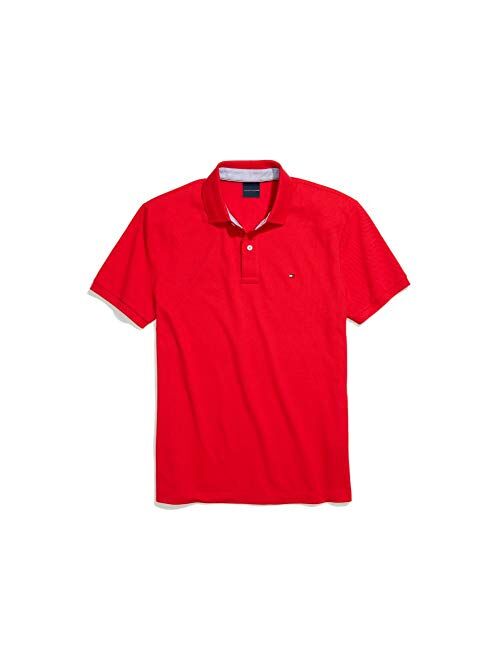 Tommy Hilfiger Men's Adaptive Polo Shirt with Magnetic Buttons Custom Fit