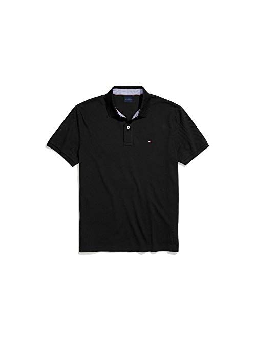 Tommy Hilfiger Men's Adaptive Polo Shirt with Magnetic Buttons Custom Fit