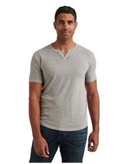 Men's Venice Burnout Notch Neck Tee Shirt