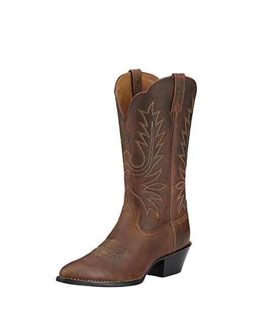 Ariat Heritage Round Toe Leather Cowgirl Boots