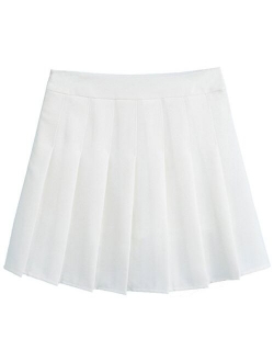 Women's Simple High Waist All Around Pleated A-Line Skirt