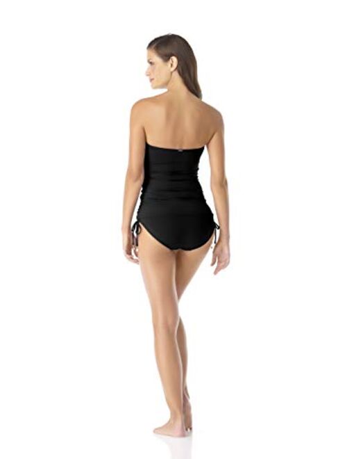 Anne Cole Women's Twist Front Shirred One Piece Swimsuit