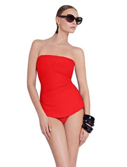 Gottex Women's Macaw Bandeau One Piece Swimsuit