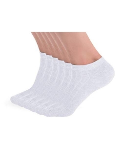 KKSSQUEEN Womens Socks Low Cut Ankle Causal Thin Cotton Athletic Short Socks 3-6 Pairs