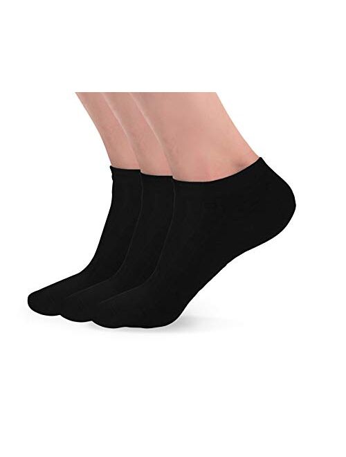 KKSSQUEEN Womens Socks Low Cut Ankle Causal Thin Cotton Athletic Short Socks 3-6 Pairs