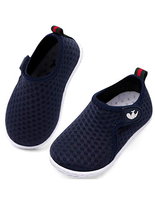 JIASUQI Baby Boys Girls Barefoot Swim Pool Water Shoes Beach Walking Sandals Athletic Sneakers