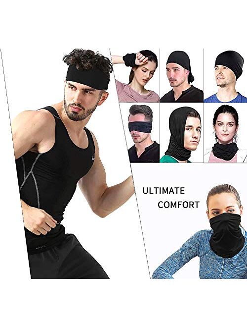 Neck Gaiter Face Scarf, Neck Gaiter, Sun Protection Cool Lightweight Windproof, Breathable Fishing Hiking Running Cycling