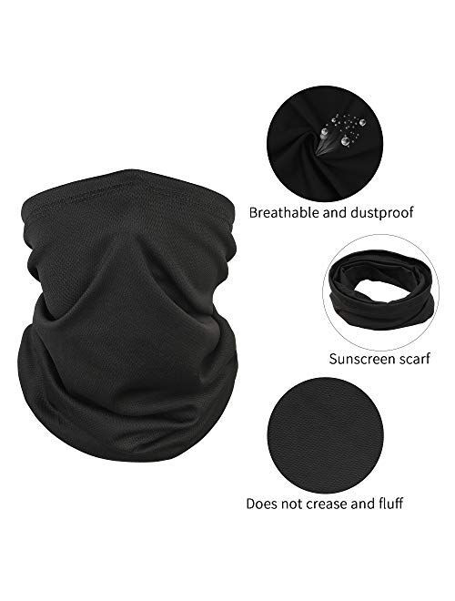 Neck Gaiter Face Scarf, Neck Gaiter, Sun Protection Cool Lightweight Windproof, Breathable Fishing Hiking Running Cycling