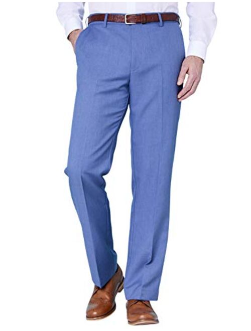 FARAH Mens Flex Trouser Pants with Self-Adjusting Waistband