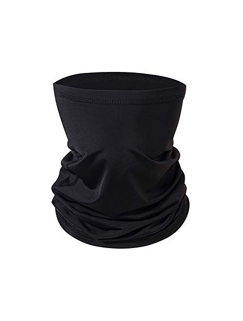 Goffu Neck Gaiter for Women and Men,Cool & Breathable Face Bandanas, Seamless Half Face Scarf Cover