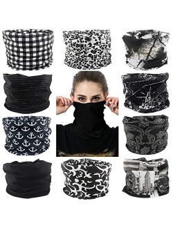 Cutewing Face Mask Outdoor Bandanas Neck Gaiter Balaclava Magic Hiking Headband Elastic Seamless UV Resistence Sport Headwear