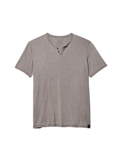 Men's Venice Burnout Notch Neck Tee Shirt