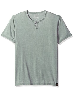 Men's Venice Burnout Notch Neck Tee Shirt