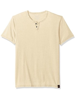 Men's Venice Burnout Notch Neck Tee Shirt