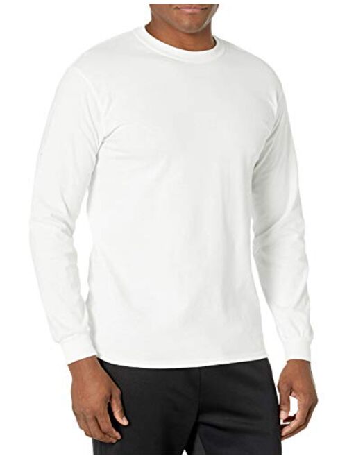 Gildan Black Cotton Solid G2400 Long Sleeve T-Shirts