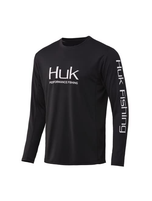 HUK Men's Icon X Long Sleeve Fishing Shirt with Sun Protection