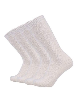 Enerwear 4 Pack Women's Wool Outdoor Hiking Trail Crew Sock