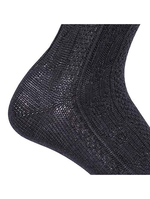 Enerwear 4 Pack Women's Wool Outdoor Hiking Trail Crew Sock