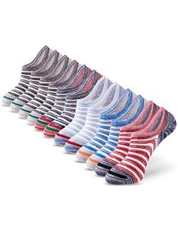 IDEGG Women's and Men's No Show Socks Low Cut Anti-Slid Athletic Casual Cotton Socks