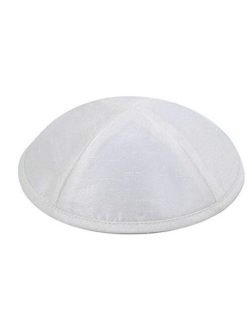 Zion Judaica Deluxe Raw Silk Kippot Single or Bulk Optional Custom Imprinting for Any Event